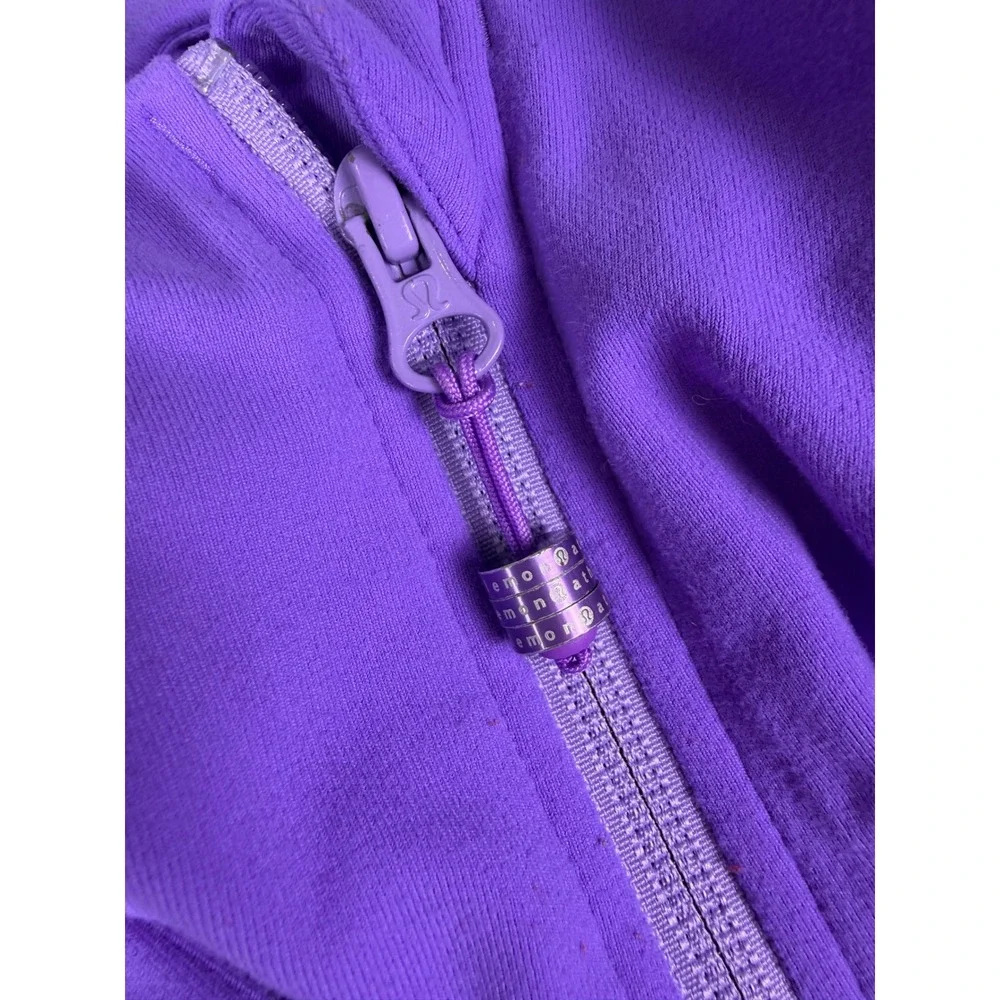 Lululemon In Stride‎ Jacket Size 2 Hoodie Lavender Purple Zip Up  Women's